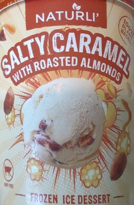 Salty caramel with roasted almonds