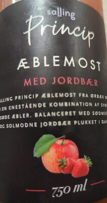 Princip Æblemost Med Jordbær