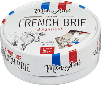 Mon Ami Brie Porsjon 240g front packaging