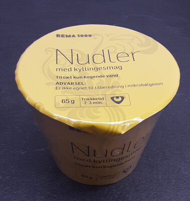 REMA 1000 nudler med kylingsmag