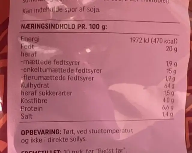 Tex mix tortilla chips med chili nutrition facts table