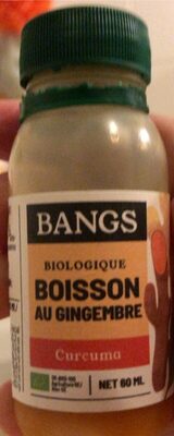 Boisson au gingembre front packaging