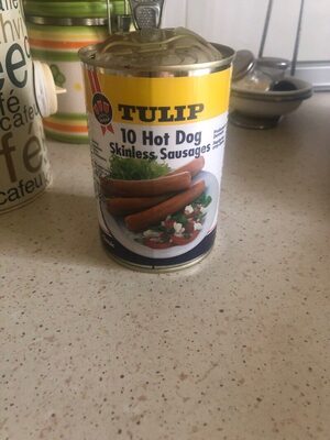 10 hot dog skinless sausages