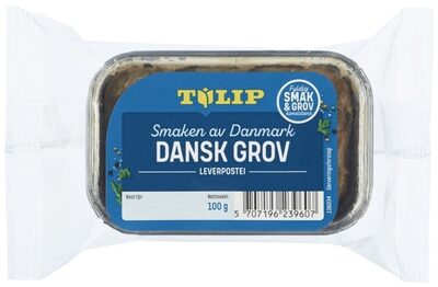 Leverpostei Grov Ovnsbakt 100g Tulip