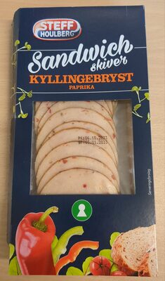 Sandwich skiver Kyllingebryst Paprika