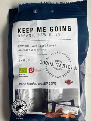 Keep Me Going Organic Raw Bites