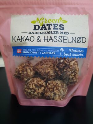 Daddelkugler hasselnød/kakao