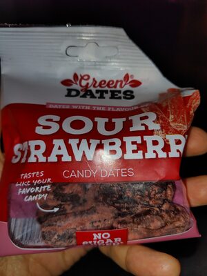 Sour strawberry dates