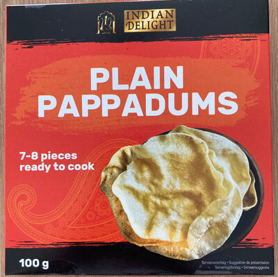 Plain pappadums