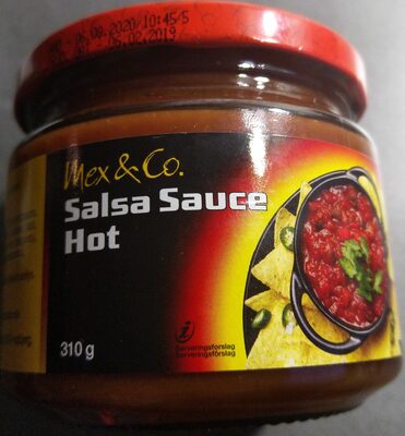 Salsa Sauce Hot front packaging