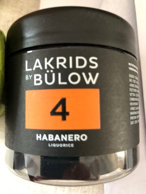 Habanero liquorice front packaging