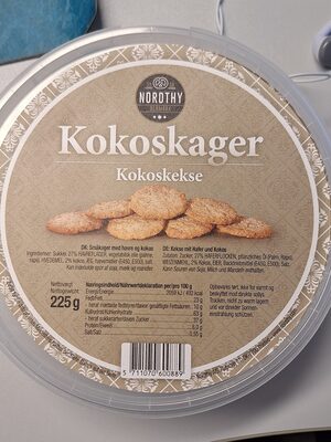 Kekse mit Hafer und Kokos