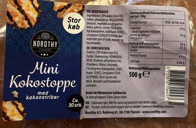 Mini Kokostoppe Med Kakaostriber