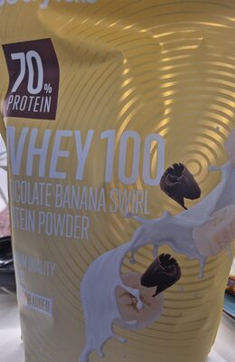 Whey 100 chocolate banana swirl