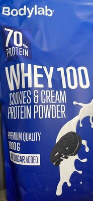 Whey 100 Cookies & Cream Protein Powder
