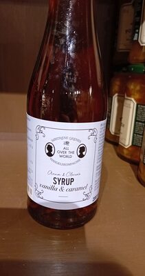 Syrup caramel vanilla