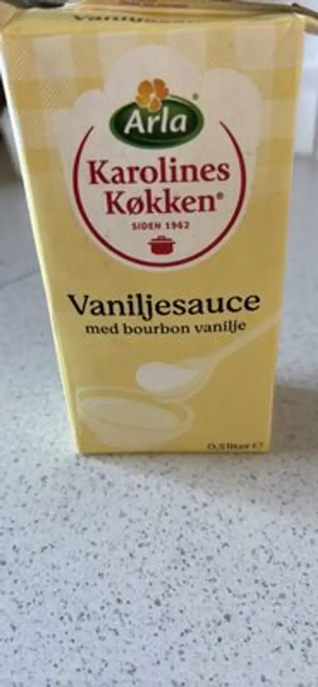 Vaniljesauce front packaging
