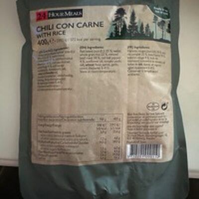 chili con carne front packaging