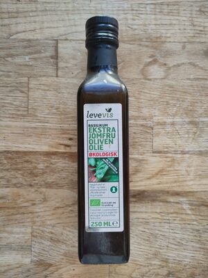 Basilicum - Ekstra Jomfru Olivenolie front packaging