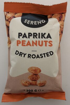Paprika Peanuts - Dry Roasted front packaging