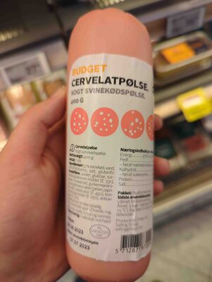 Cervelatpølse front packaging