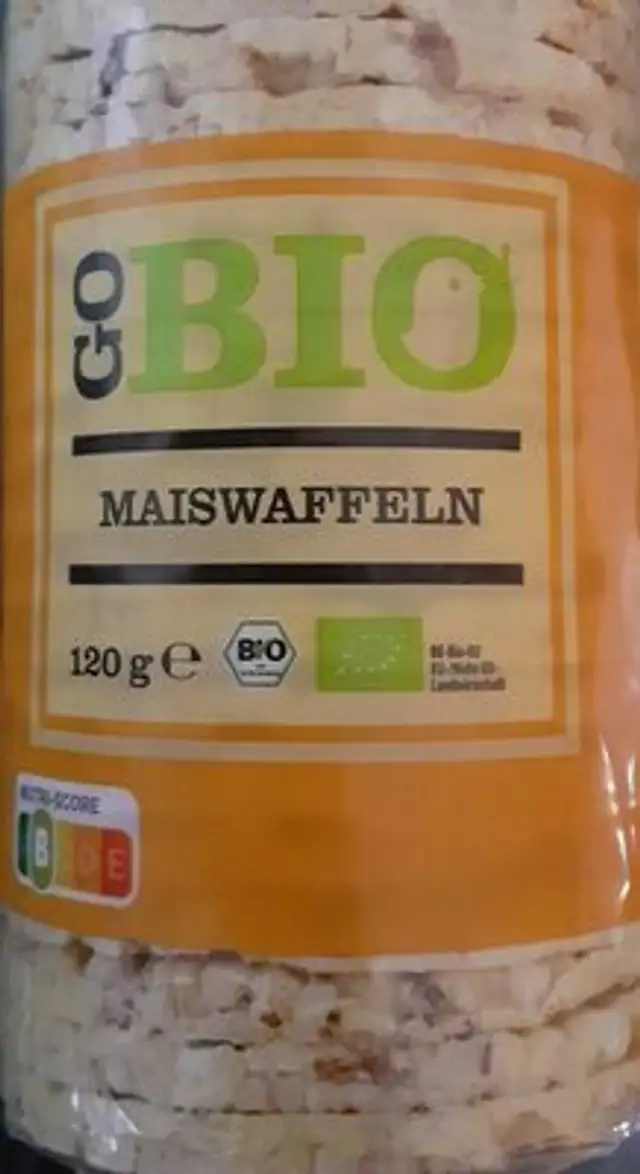 Maiswaffeln front packaging