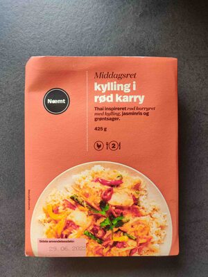 Kylling i rød karry