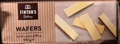 Wafers with cocoa filling