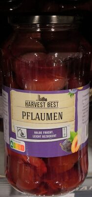 Pflaumen, Harvest Best front packaging