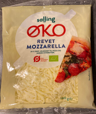 Revet Mozzarella 20% fedt