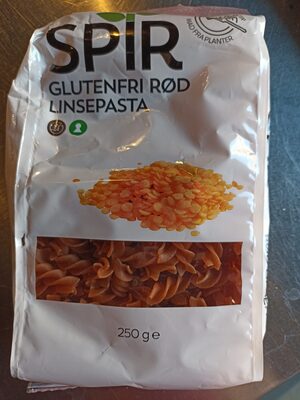 Gluten free red lentil pasta