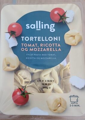 Tortelloni Tomat Ricotta og Mozarella