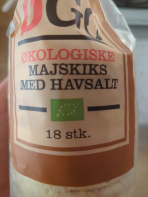 Økologiske Majskiks Med Havsalt