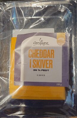 Cheddar I Skiver (Cheddar Slice) 35% Fat