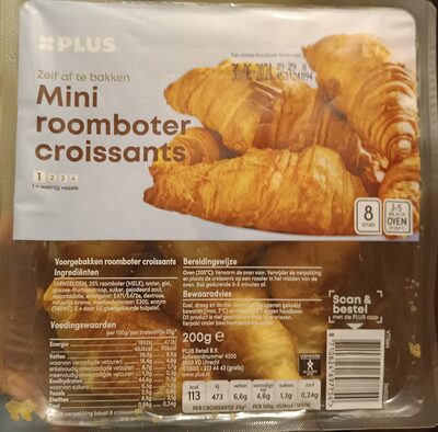 Mini roomboter croissants front packaging