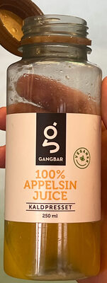 Kaldpresset 100% appelsinjuice med fruktkjøtt