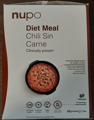 Diet Meal Chili Sin Carne