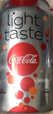 Coca light front packaging