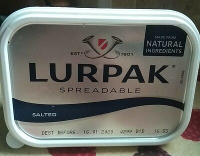 Mantequilla front packaging