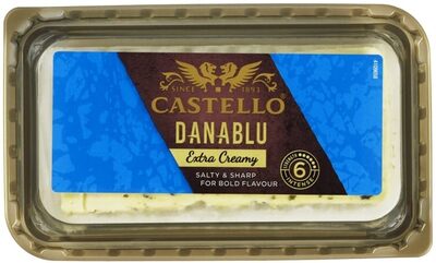 Danablu skivet 125g Castello front packaging