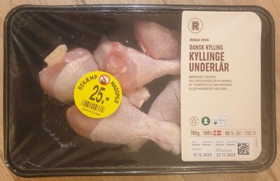 Kyllingeunderlår front packaging