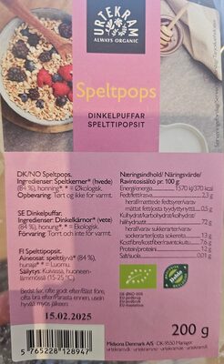 Speltpops