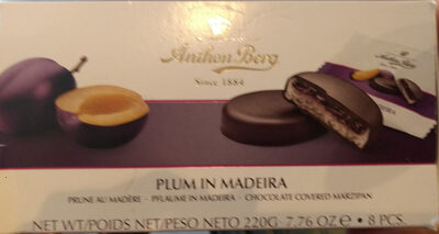 Chocolate Covered Marzipan (Plum in Madeira)