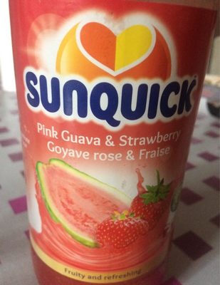 Sirop goyave rose fraise