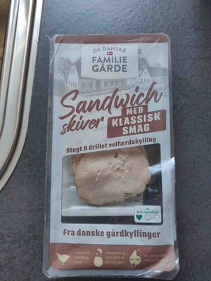 Sandwich skiver med klassisk smag front packaging
