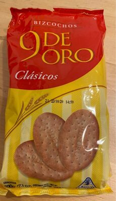 9 de oro front packaging