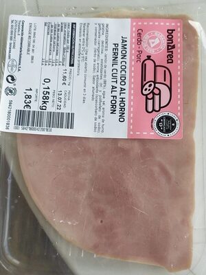 Jamón cocido al horno