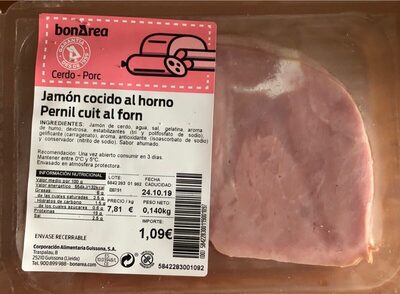 Jamon cocido al horno