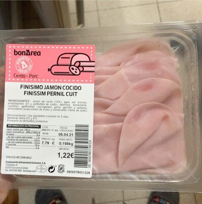 Finisimo jamon cocido