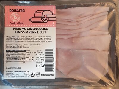 Finísimo Jamón Cocido Finissim Pernil Cuit